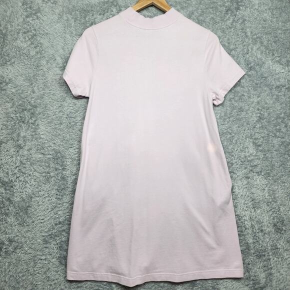 Light Pink Reebok Logo Shirt Dress Size Small - Picture 4 of 7